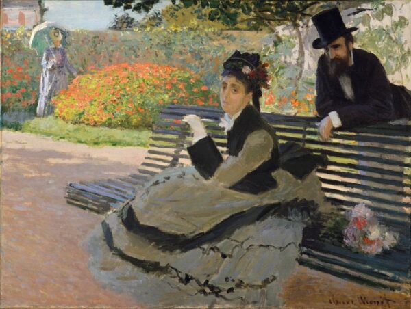 Camille sur un banc – Claude Monet Claude Monet 85x75