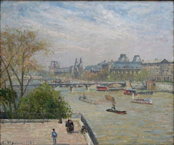 La Seine et le Louvre – Camille Pissarro Camille Pissarro 85x75