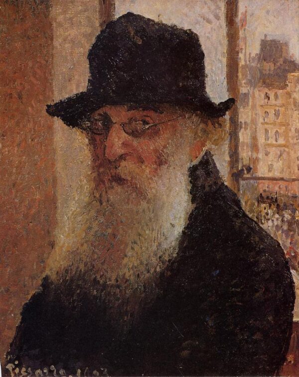 Autoportrait au chapeau – Camille Pissarro Camille Pissarro 70x85