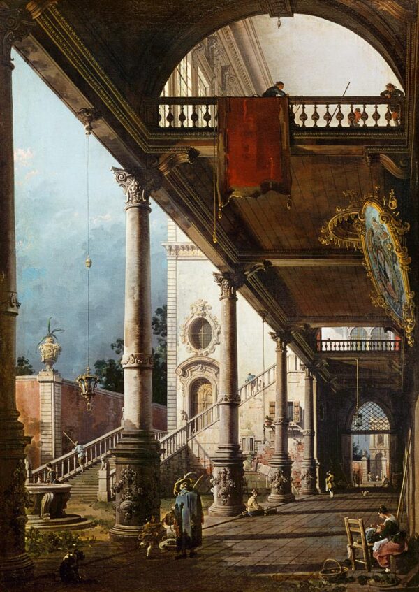 Capriccio avec colonnes – Giovanni Antonio Canal Giovanni Antonio Canal 70x105