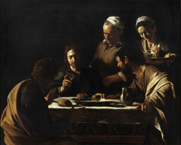 La Cène à Emmaüs – Caravage Le Caravage 85x75