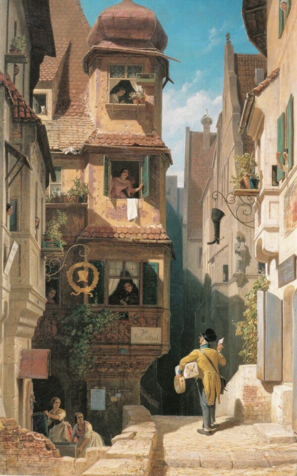 Le coursier dans le Rosenthal – Carl Spitzweg Carl Spitzweg 70x105