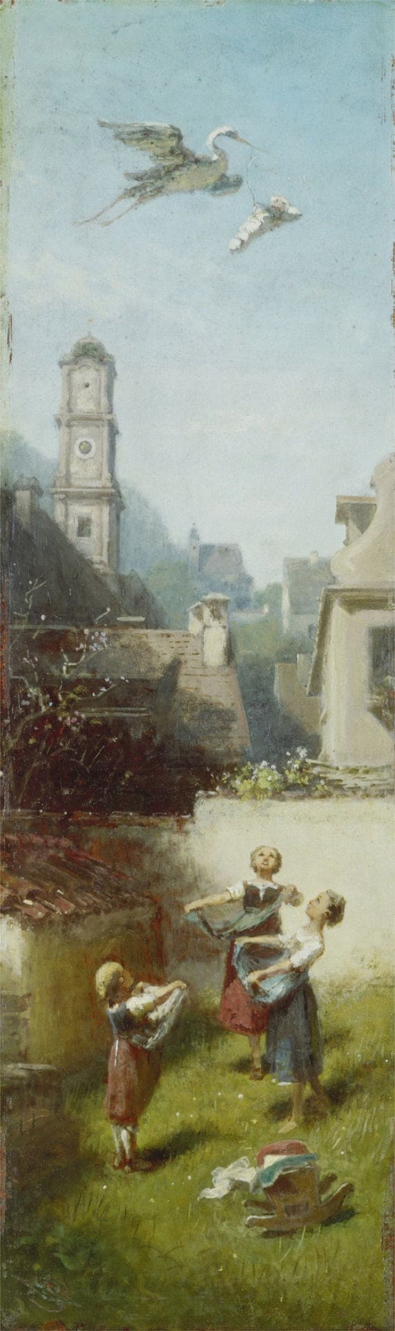 La cigogne cliquetante, 1885 – Carl Spitzweg Carl Spitzweg 60x180