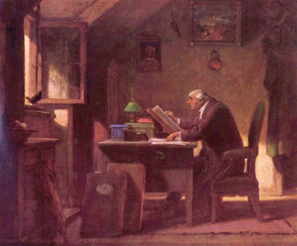 Une visite – Carl Spitzweg Carl Spitzweg 85x75