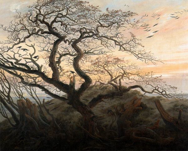 Corbeaux sur un arbre – Caspar David Friedrich Caspar David Friedrich 85x75