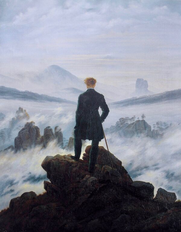 Le Voyageur contemplant une mer de nuages – Caspar David Friedrich Caspar David Friedrich 70x85