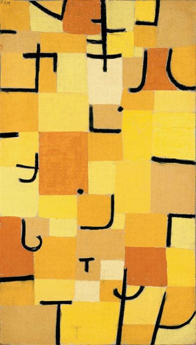 Personnages en jaune – Paul Klee Paul Klee 70x120