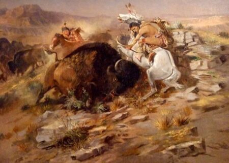 Chasse au bison – Charles Marion Russell Charles Marion Russell