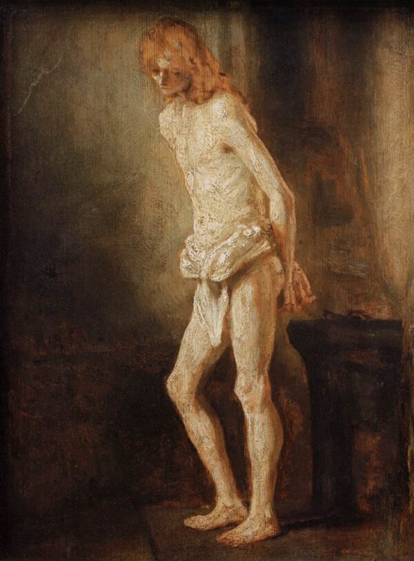 Rembrandt, Le Christ au pilier de la flagellation – Rembrandt van Rijn Rembrandt van Rijn 70x105