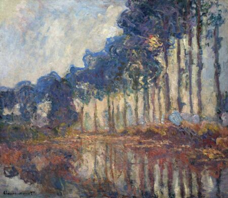 Les Peupliers, automne – Claude Monet Claude Monet