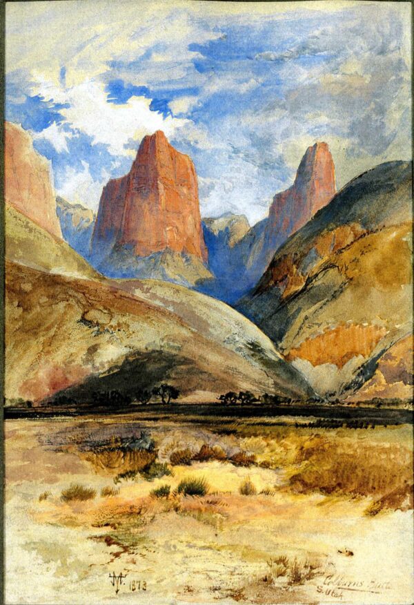 Colburn’s Butte, sud de l’Utah – Thomas Moran Thomas Moran