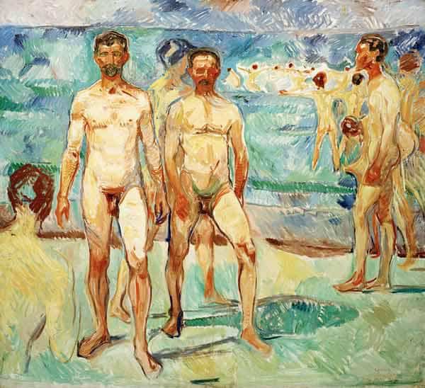 Hommes sur la plage – Edvard Munch Edvard Munch 70x70