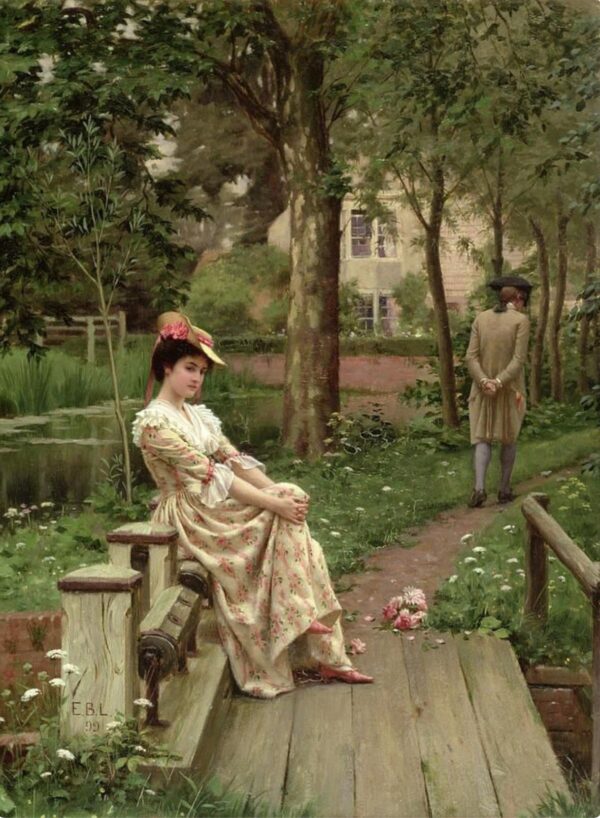 Le refus, 1899 – Edmund Leighton Edmund Leighton 70x105