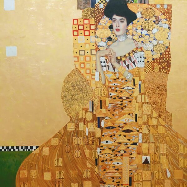 Portrait d’Adele Bloch-Bauer (Gustav Klimt) – Reproduction en stock – 200 x 200 cm Gustav Klimt Galerie d'art