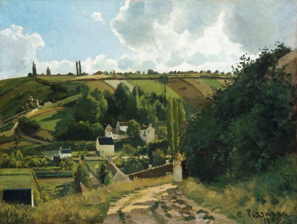 La côte du Jallais, Pontoise – Camille Pissarro Camille Pissarro 85x75