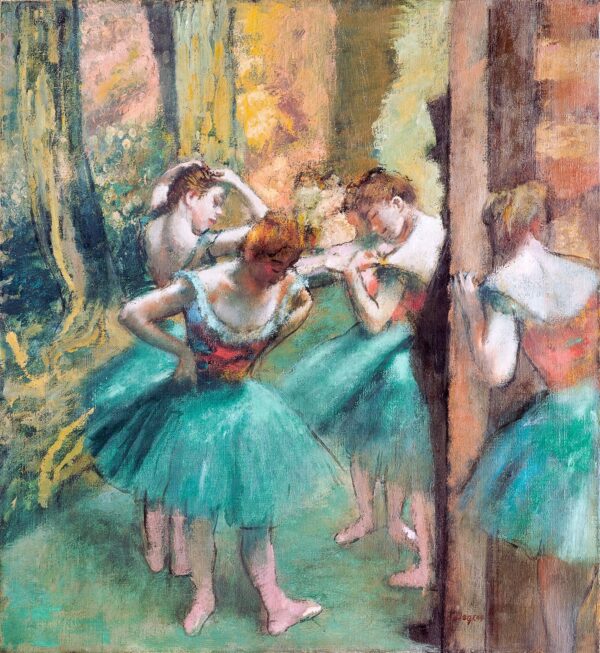 Danseuses rose et verte – Edgar Degas Edgar Degas 70x70