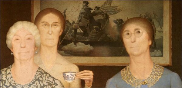 Filles de la Révolution – Grant Wood Grant Wood 140x70