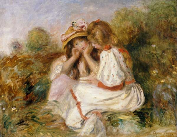 Deux Fillettes – Pierre-Auguste Renoir Pierre-Auguste Renoir 85x75