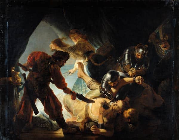 L’éblouissement Samsons (ou : Le triomphe des Dalila) – Rembrandt van Rijn Rembrandt van Rijn 85x75