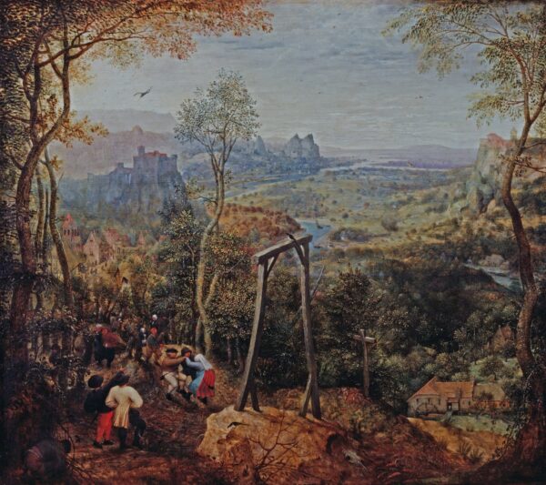 La pie sur la potence – Pieter Brueghel l’Ancien Pieter Brueghel l'Ancien 70x70