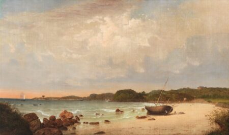 Dolliver’s Neck et la côte ouest depuis Field Beach, 1857 – Fitz Henry Lane Fitz Henry Lane