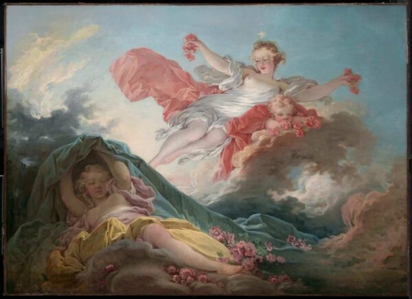 L’aurore triomphant de la nuit – Jean-Honoré Fragonard Jean-Honoré Fragonard 105x70