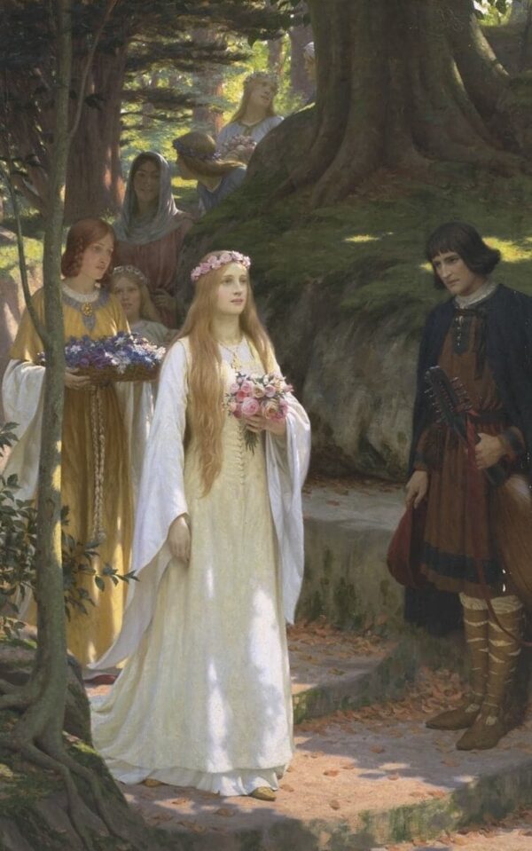 Belle dame – Edmund Leighton Edmund Leighton 70x105