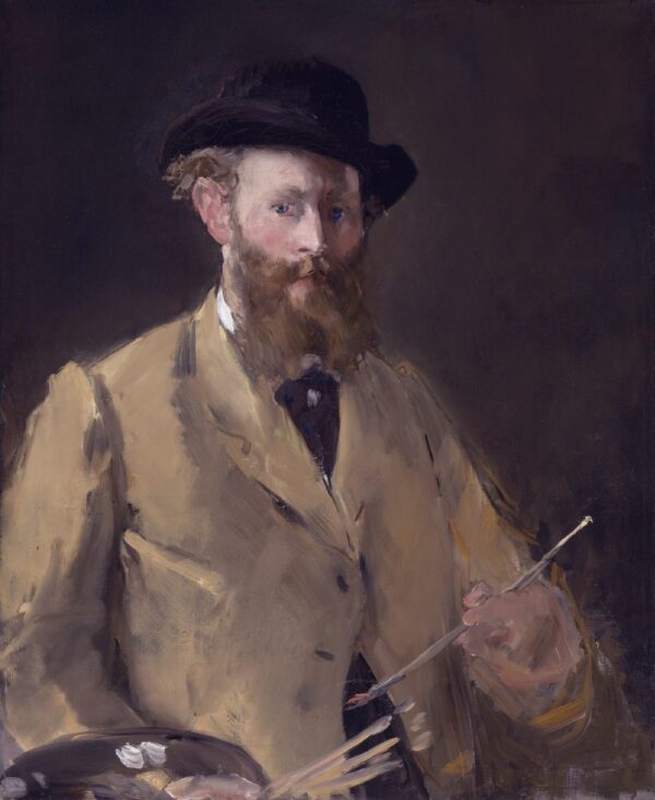 Autoportrait à la palette – Edouard Manet Édouard Manet 70x85