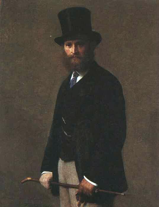 Portrait d’Édouard Manet – Henri Fantin-Latour Henri Fantin-Latour 70x85