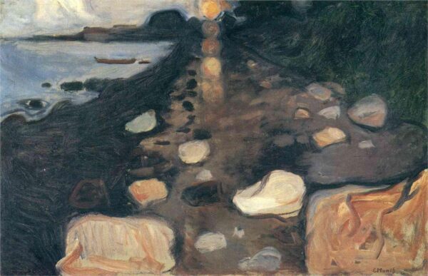 Clair de lune sur la plage – Edvard Munch Edvard Munch 105x70