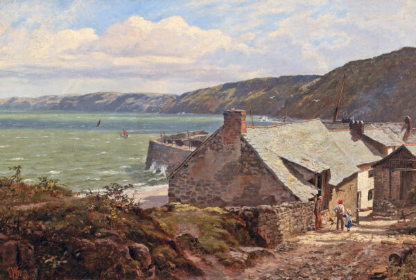 Clovelly (1881) – Edward Wilkins Waite Edward Wilkins Waite 105x70