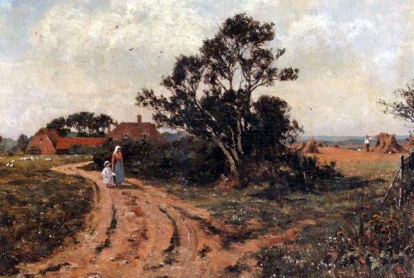 Le chemin de campagne (1895) – Edward Wilkins Waite Edward Wilkins Waite 105x70