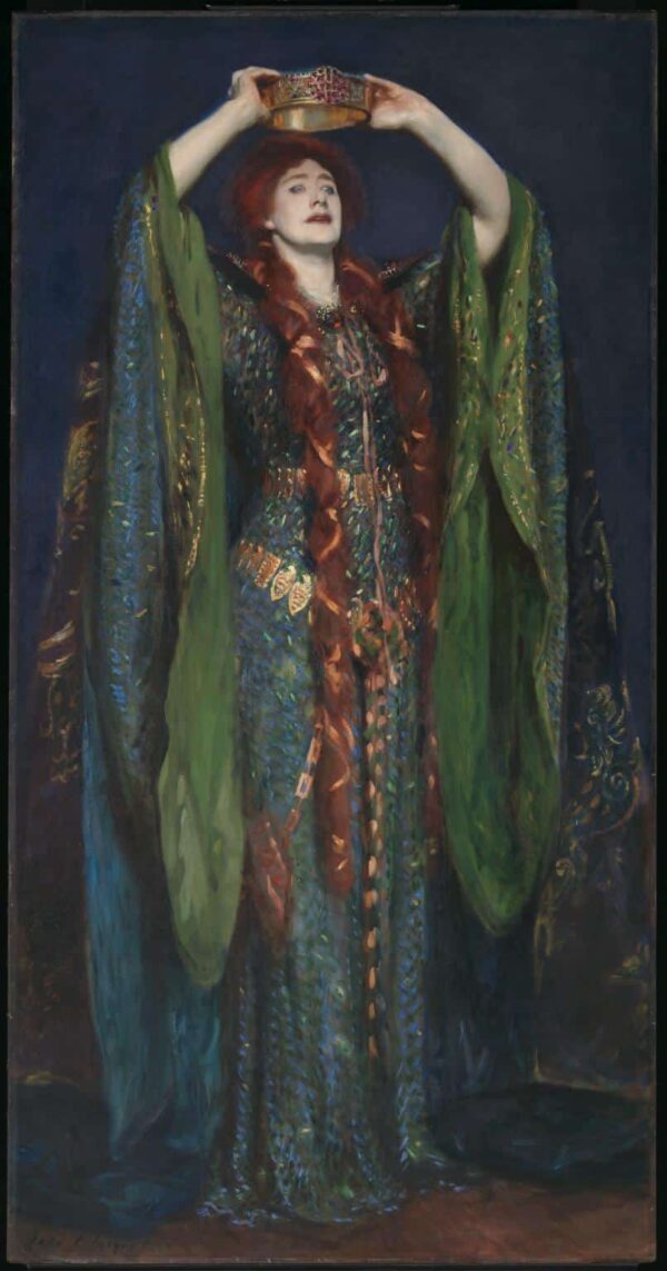 Ellen Terry : Lady Macbeth – John Singer Sargent John Singer Sargent 70x140