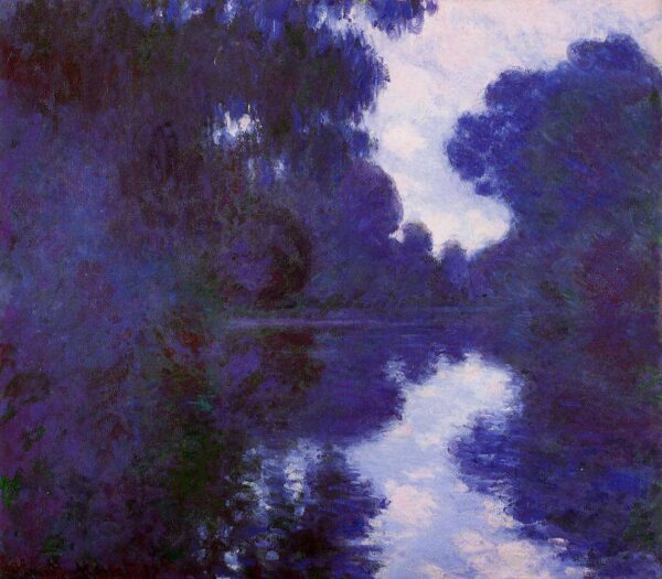 Matinée sur la Seine, temps net – Claude Monet Claude Monet 70x70