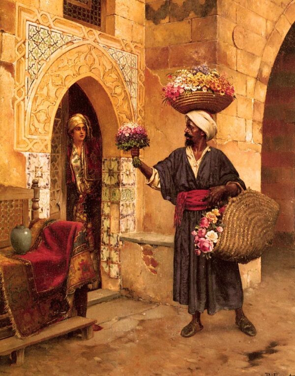 Le Marchand De Fleurs – Rudolf Ernst Rudolf Ernst 70x85