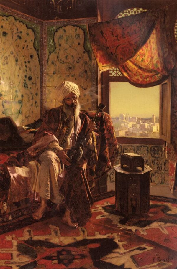 Fumer le narguilé – Rudolf Ernst Rudolf Ernst 70x105