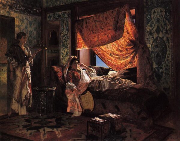 Un intérieur mauresque – Rudolf Ernst Rudolf Ernst 85x75