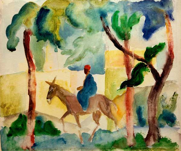 Cavaliers d’âne – August Macke August Macke 85x75