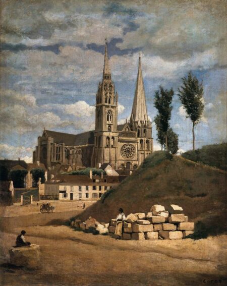 La Cathédrale Notre-Dame de Chartres – Camille Corot Camille Corot