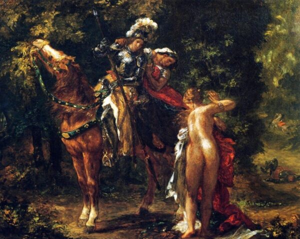 Marfisa et Pinabello – Eugène Delacroix Eugène Delacroix 85x75