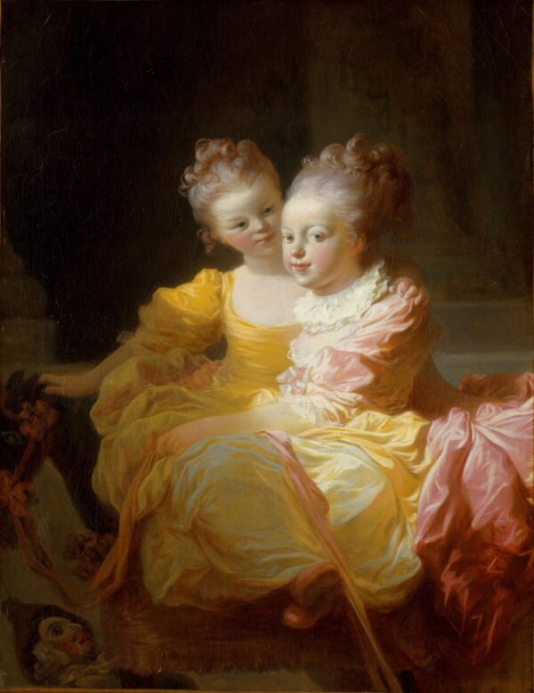 Les deux soeurs – Jean-Honoré Fragonard Jean-Honoré Fragonard 70x85