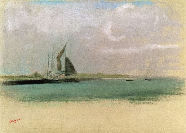 Bateaux de pêcheurs rentrant au port – Edgar Degas Edgar Degas 105x70