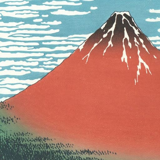 Le Fuji par temps clair – Katsushika Hokusai Katsushika Hokusai 70x70