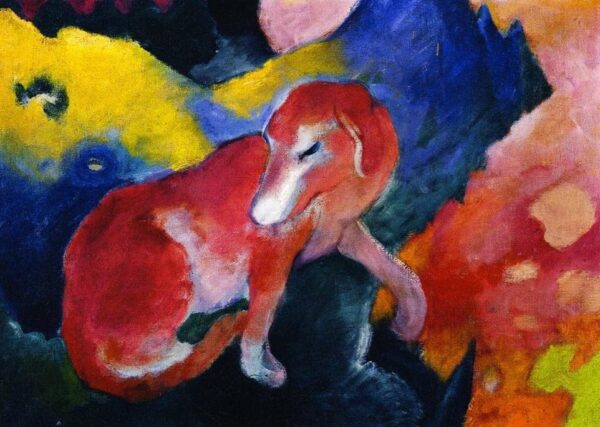 Chien rouge  – Franz Marc Franz Marc 105x70