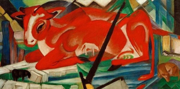 La vache du monde – Franz Marc Franz Marc 140x70