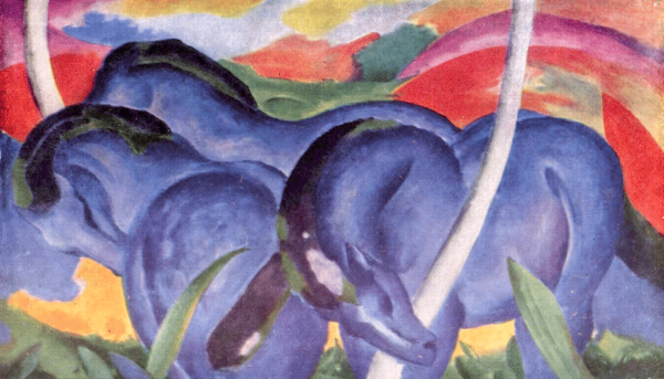 Grands chevaux bleus  – Franz Marc Franz Marc Franz Marc