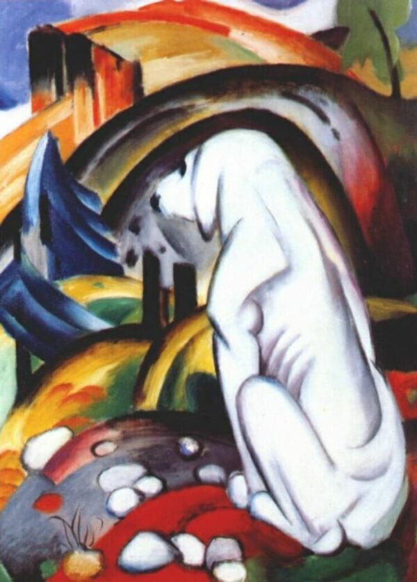 Le chien blanc – Franz Marc Franz Marc 70x105