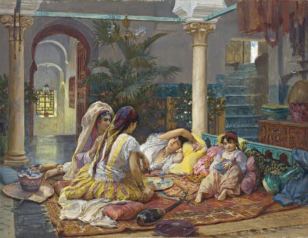 Dans le harem – Frederick Arthur Bridgman Frederick Arthur Bridgman