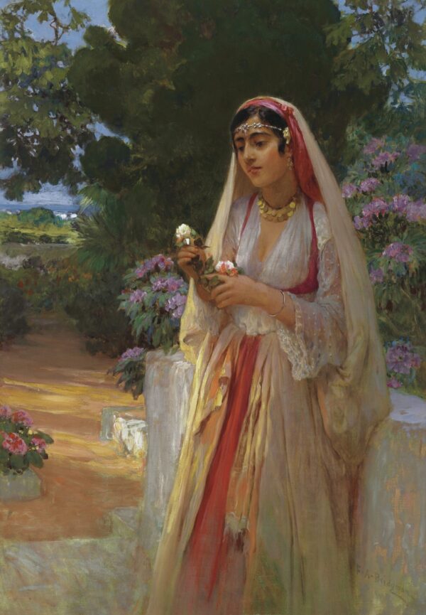 Une beauté orientale – Frederick Arthur Bridgman Frederick Arthur Bridgman