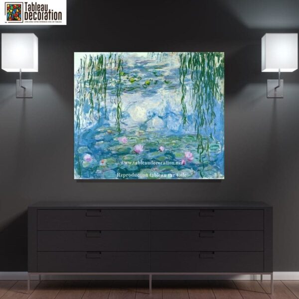 Nymphéas – Tableau Monet Claude Monet 85x75 4